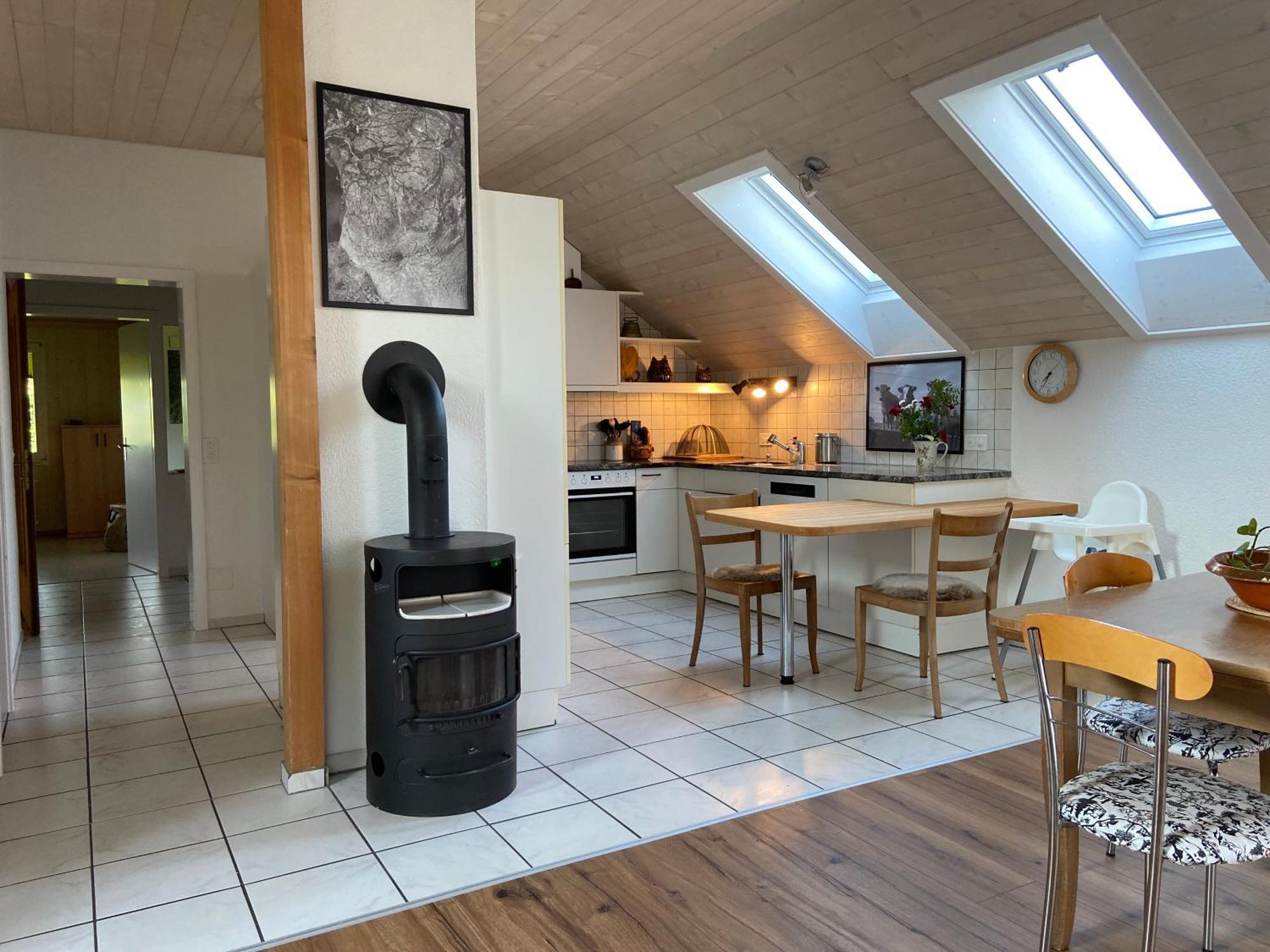 Naturnahe Familienwohnung Ruschegg 外观 照片