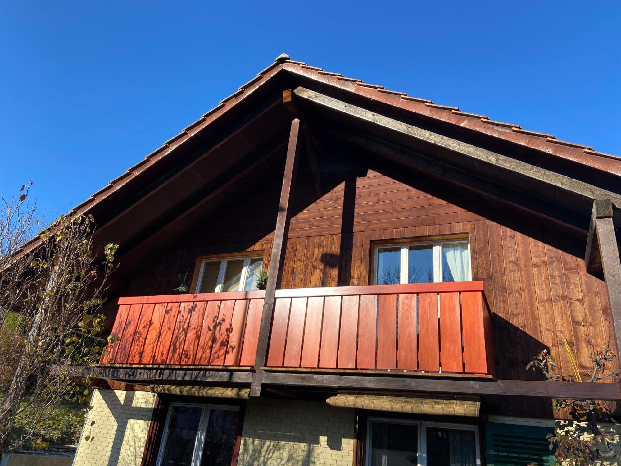 Naturnahe Familienwohnung Ruschegg 外观 照片