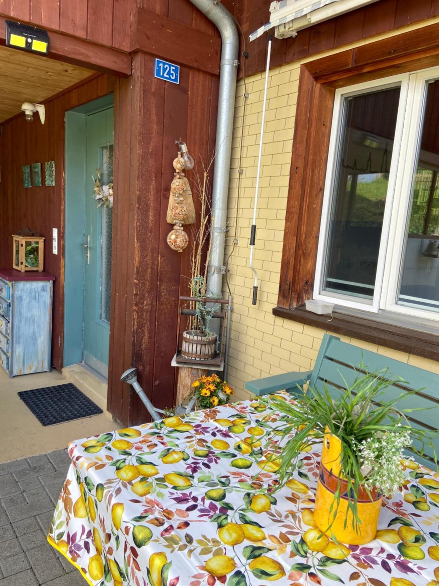 Naturnahe Familienwohnung Ruschegg 外观 照片